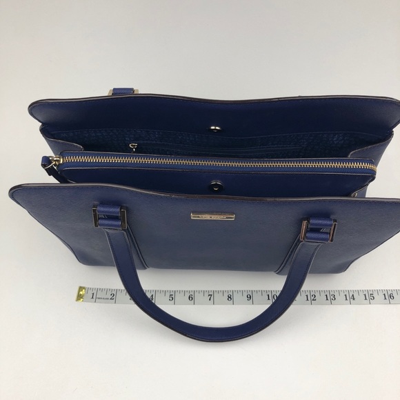 Kate Spade Newbury Lane Jules Navy Leather Tote - Picture 2 of 8